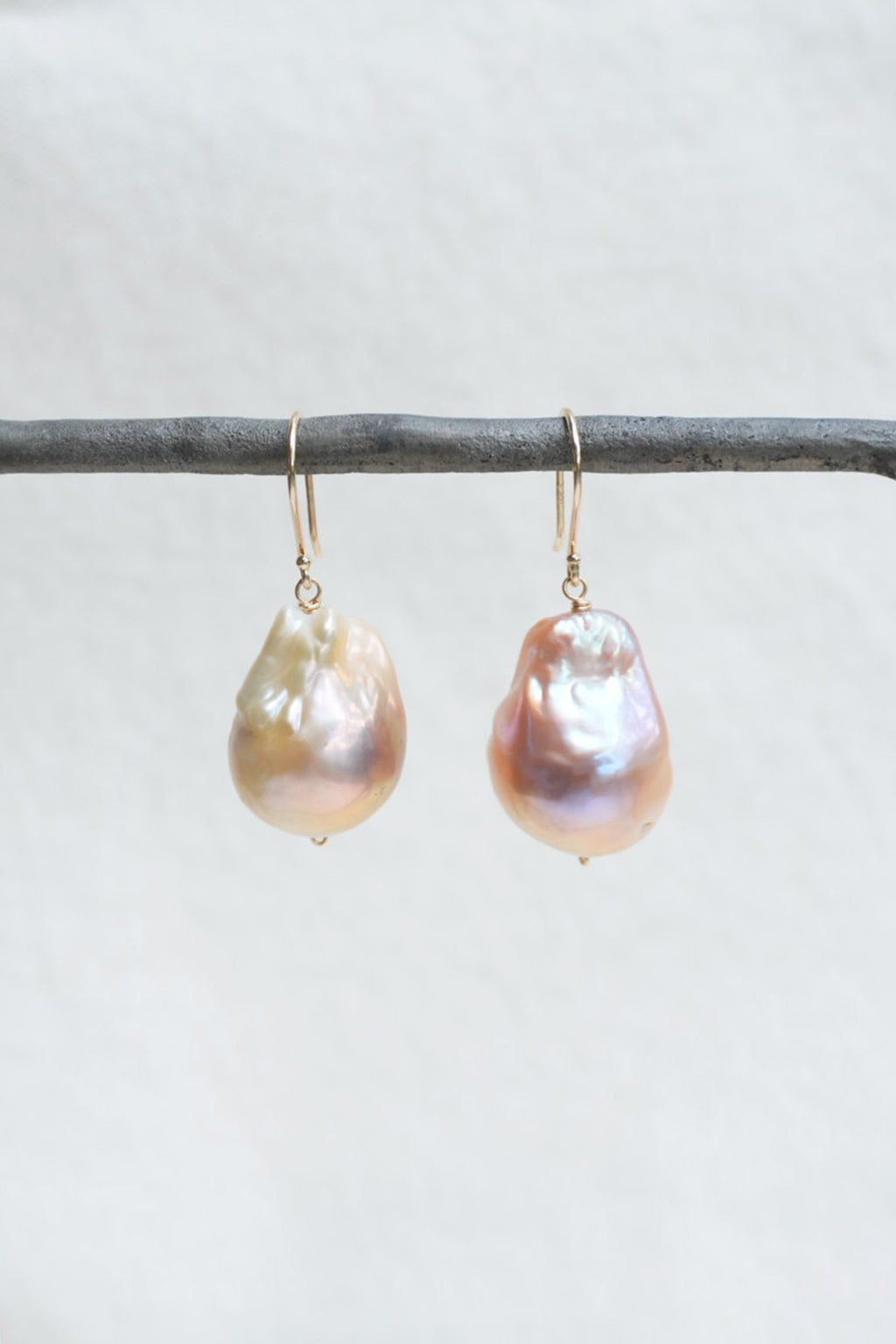 Pink Pearl Earrings