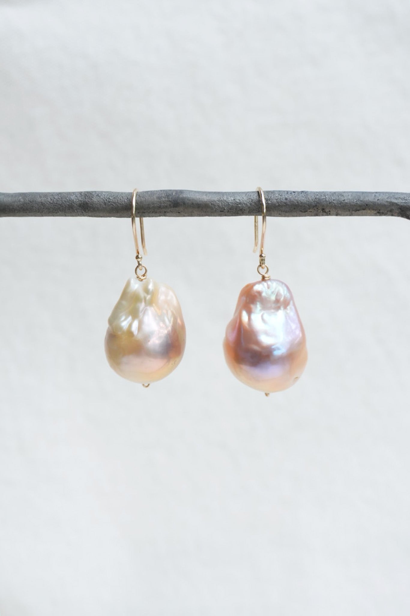 Pink Pearl Earrings