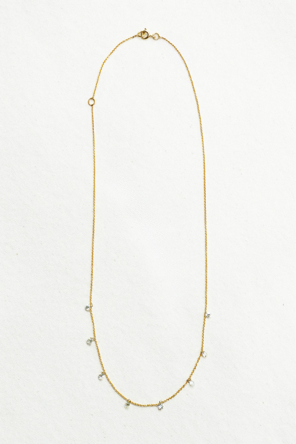 18k White Diamond Necklace