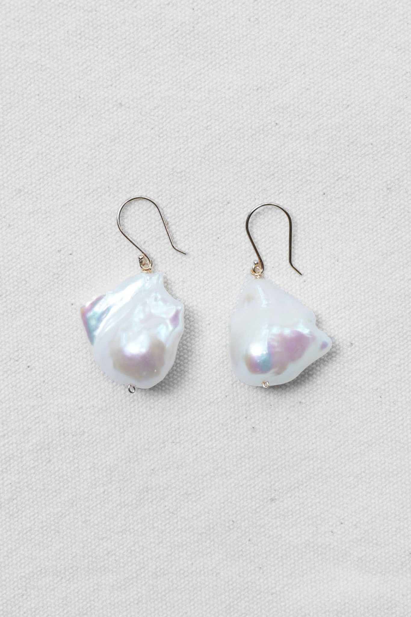 White Pearl Earrings