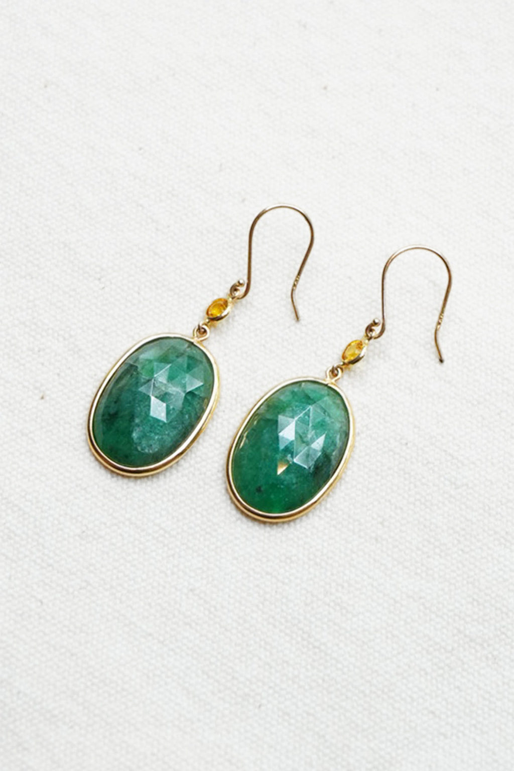 Emerald Slice Earrings