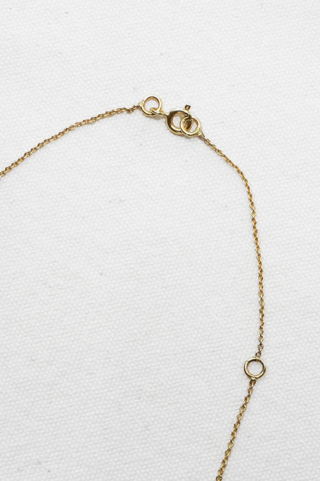18k Diamond Bezel Necklace