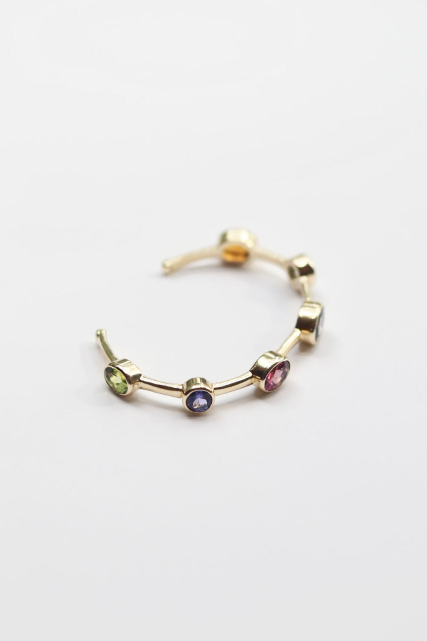 Oval Candy Stone Cuff