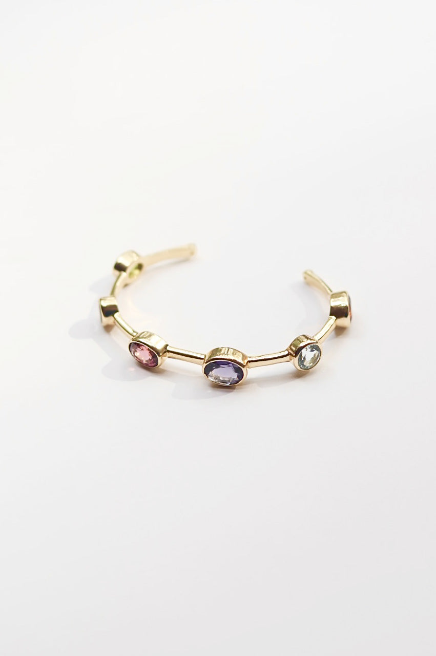 Oval Candy Stone Cuff