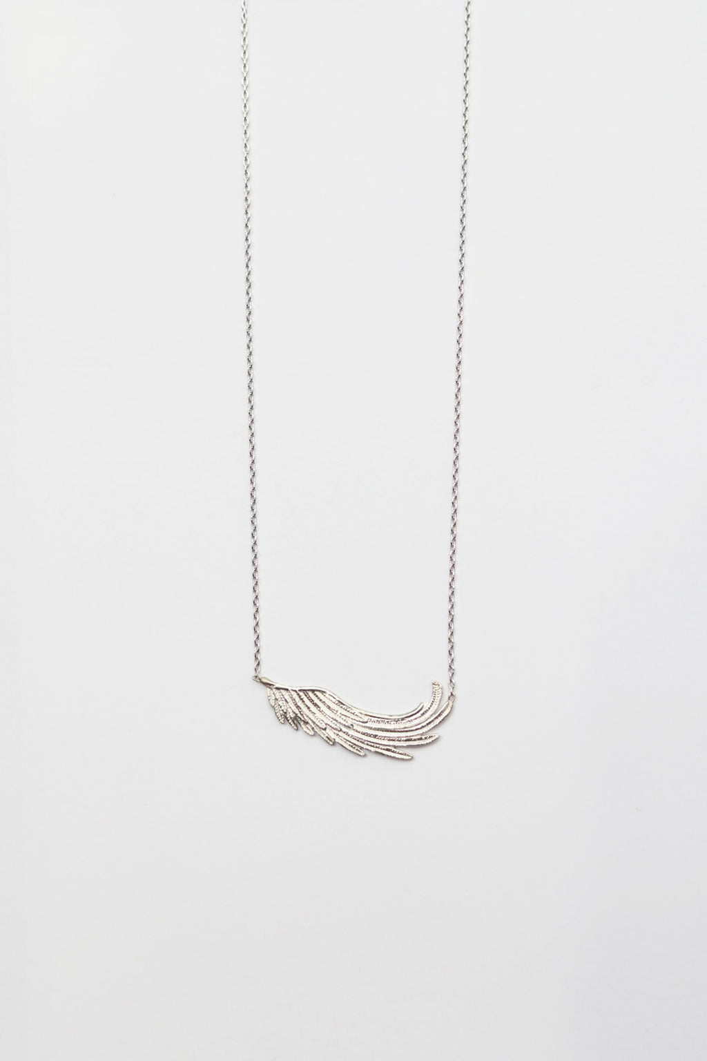 Silver Feather Necklace