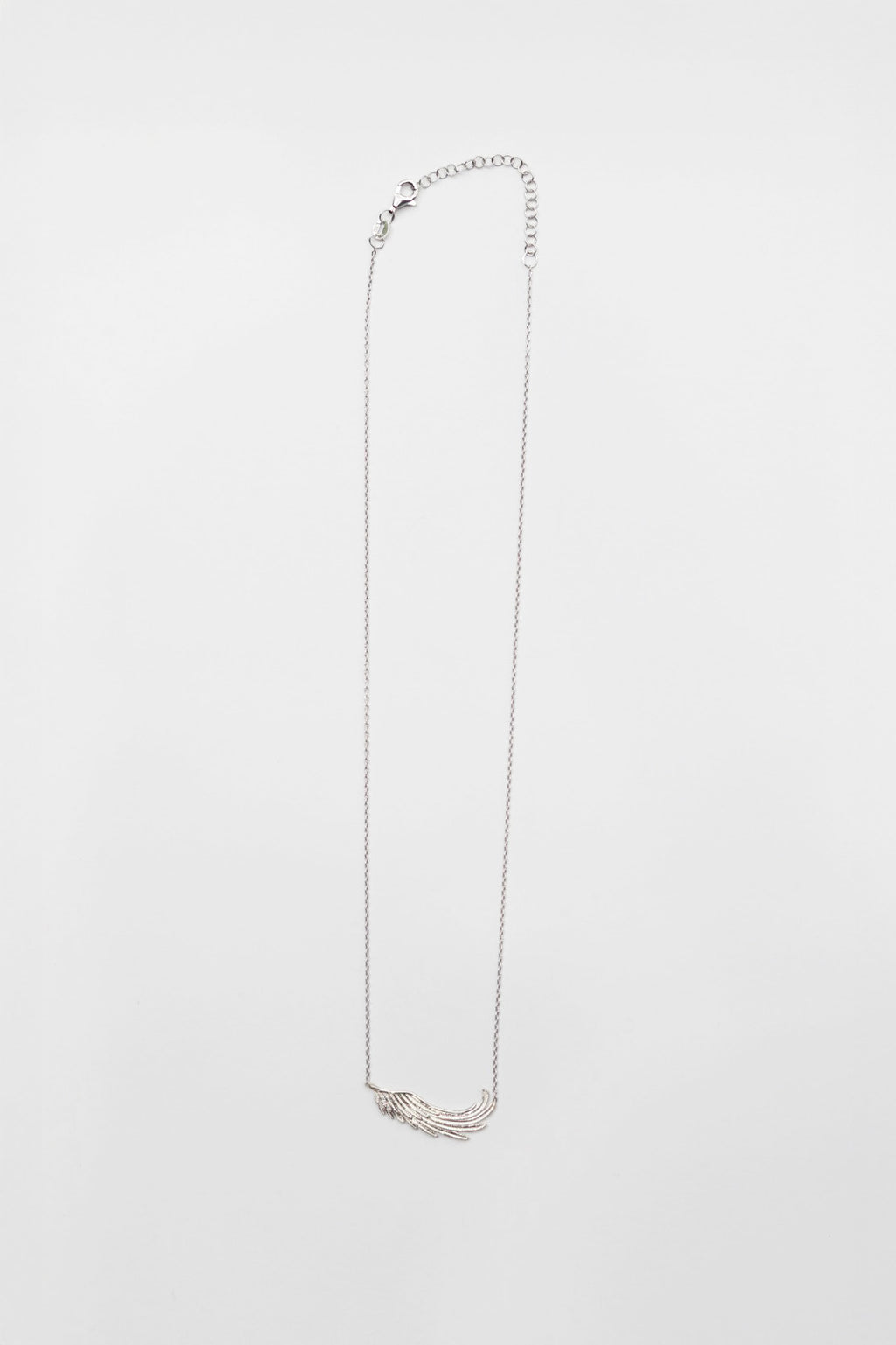 Silver Feather Necklace