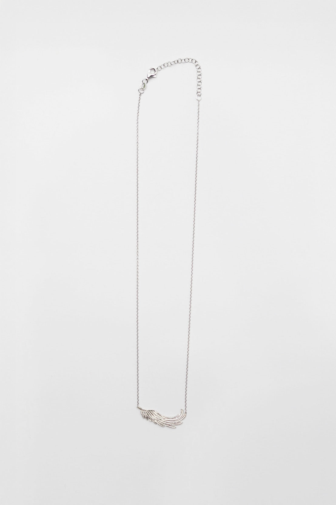 Silver Feather Necklace