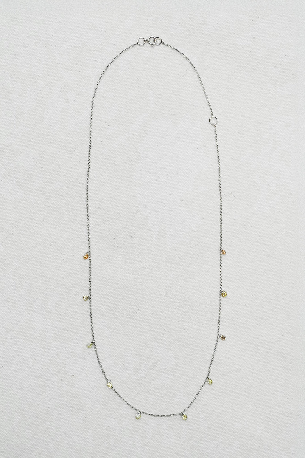 18k Yellow Diamond Necklace