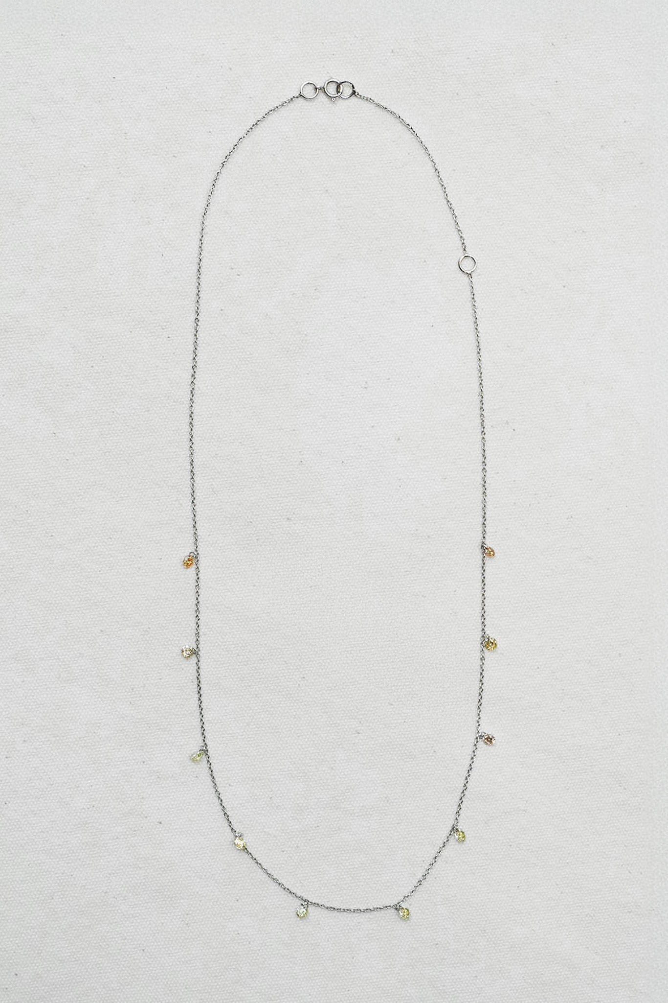 18k Yellow Diamond Necklace